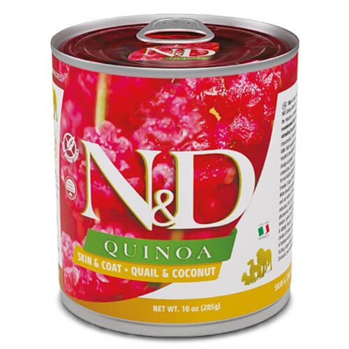 Karma dla psa FARMINA N&D Quinoa Przepiórka z kokosem 285 g