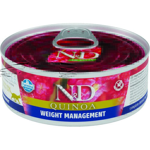 Karma dla kota FARMINA N&D Quinoa Weight Management z jagnięciną 80 g