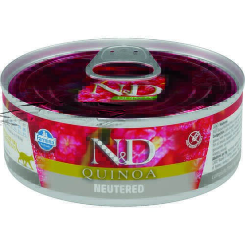 Karma dla kota FARMINA N&D Quinoa Neutered Wieprzowina 80 g