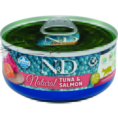 Karma dla kota FARMINA N&D Natural Tuńczyk i łosoś 70 g