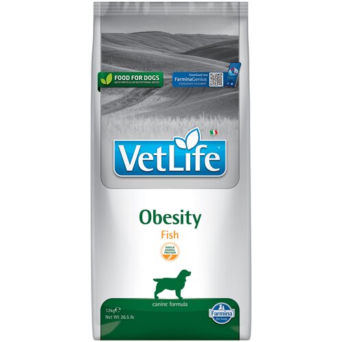 Karma dla psa FARMINA Vet Life Obesity Ryba 12 kg
