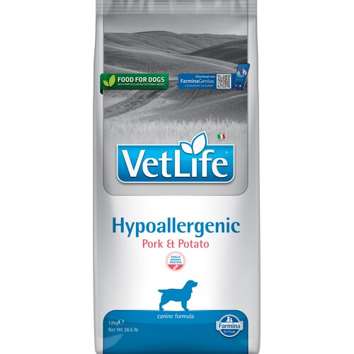 Karma dla psa FARMINA Vet Life Hypoallergenic Wieprzowina z ziemniakami 12 kg