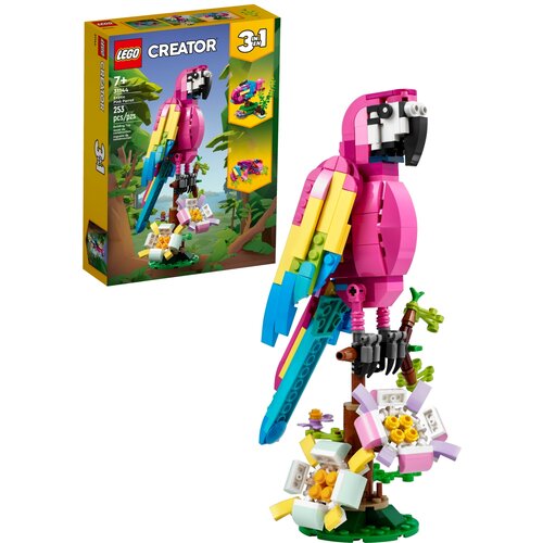 LEGO 31144 Creator Egzotyczna różowa papuga