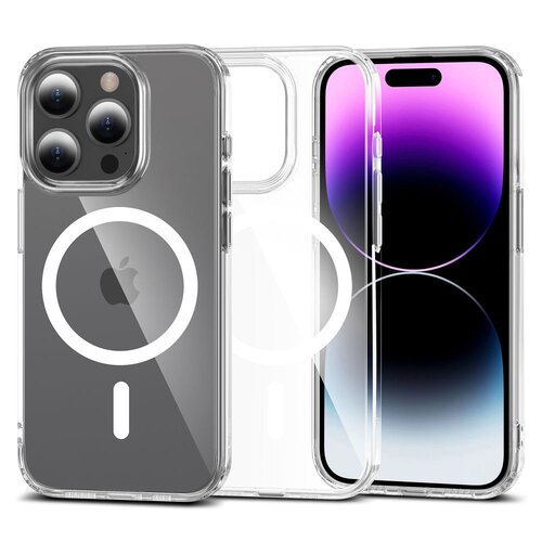 Etui TECH-PROTECT Flexair Hybrid MagSafe do Apple iPhone 15 Pro Max Przezroczysty