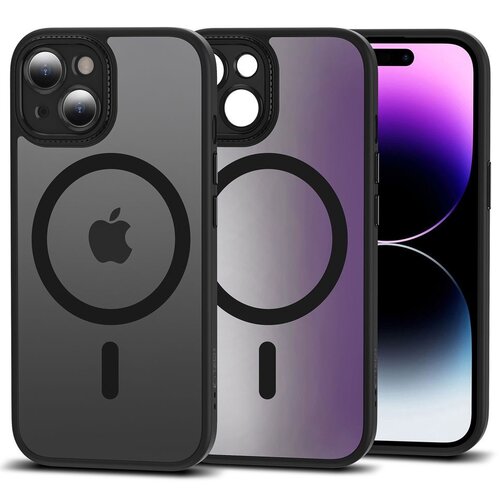 Etui TECH-PROTECT MagMat Cam+ MagSafe do Apple iPhone 15 Czarny Matowy