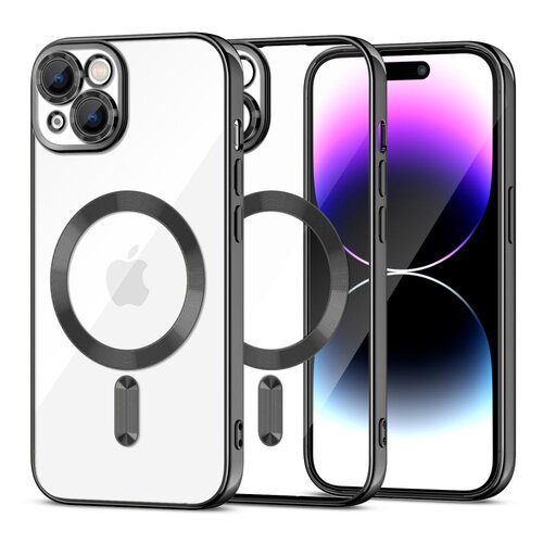 Etui TECH-PROTECT MagShine Magsafe do Apple iPhone 15 Plus Czarny