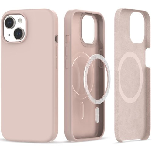 Etui TECH-PROTECT Silicone Magsafe do iPhone 15 Różowy
