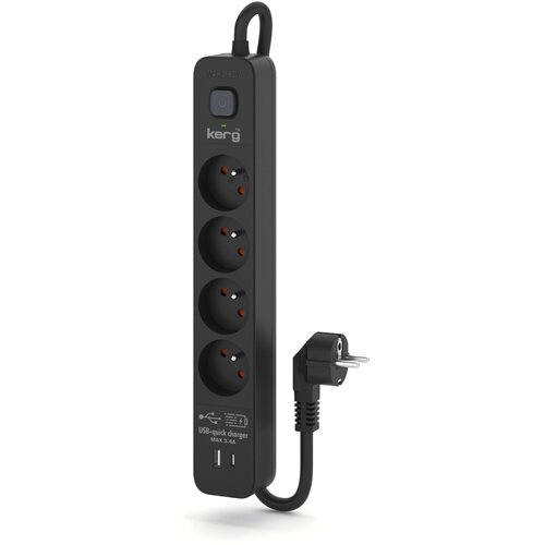 Listwa zasilająca KERG M02524 (5 m) Czarny