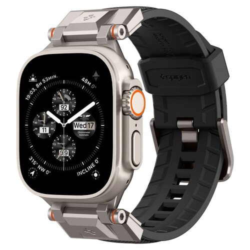 Pasek SPIGEN Durapro Armor do 6/7/8/9/10/SE/Ultra 1/2 (44/45/46/49mm) Czarny