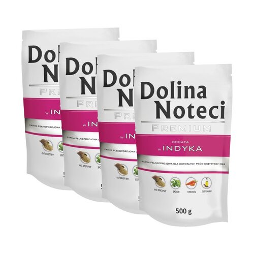 Karma dla psa DOLINA NOTECI Premium Indyk 4 x 500 g