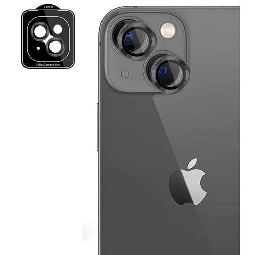 Szkło hartowane na obiektyw 3MK Lens Protection Pro do Apple iPhone 15 Plus Grafitowy
