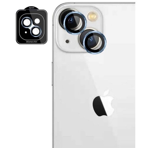 Szkło hartowane na obiektyw 3MK Lens Protection Pro do Apple iPhone 15 Plus Niebieski