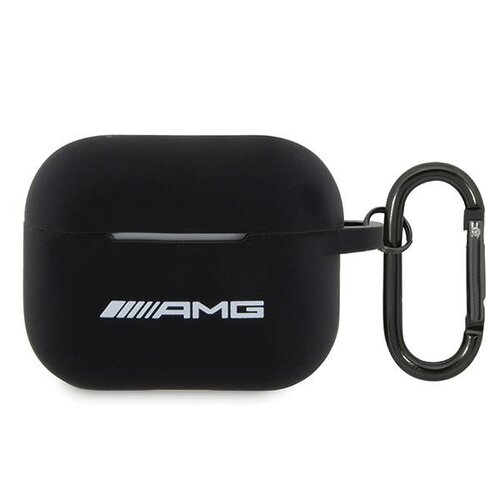 Etui AMG Silicone White Logo do Airpods Pro 2 Czarny