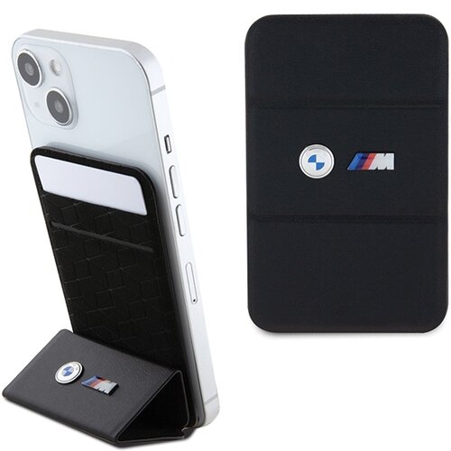 Etui BMW Wallet Card Slot Stand M Collection do Apple iPhone Czarny