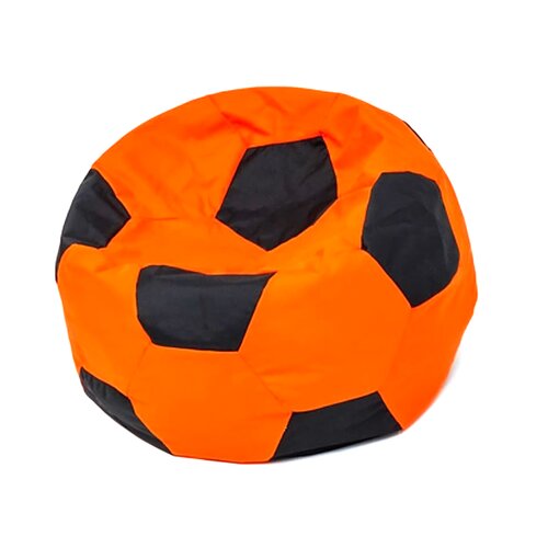 Pufa worek GO GIFT Piłka 2 Pomarańczowo-czarny L 80 cm