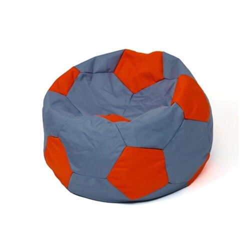 Pufa worek GO GIFT Piłka 8 Szaro-czerwony L 80 cm