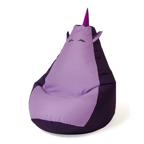 Pufa worek GO GIFT Jednorożec Fioletowy XL 130 x 90 cm