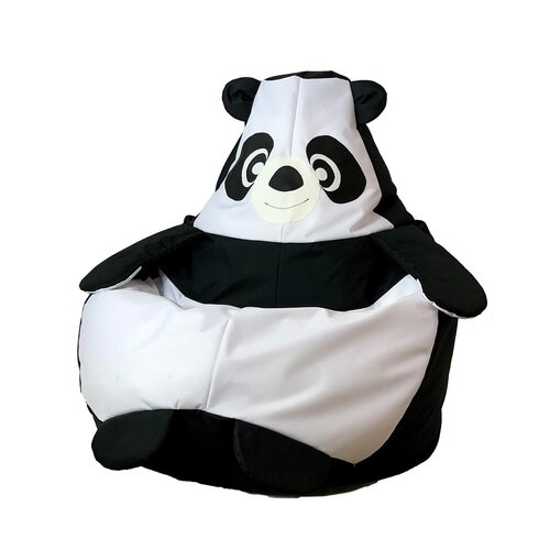 Pufa worek GO GIFT Panda Czarno-biały L 105 x 80 cm