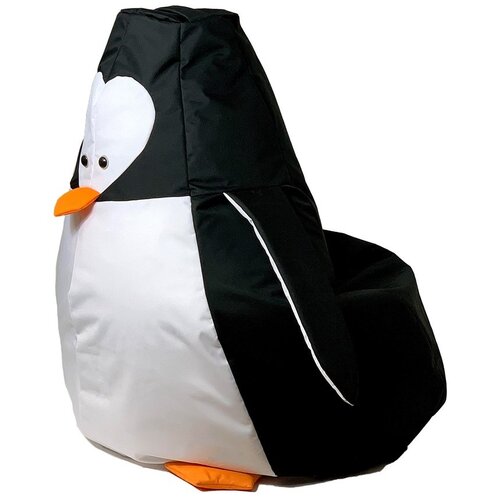 Pufa worek GO GIFT Pingwin Czarno-biały 105 x 80 cm