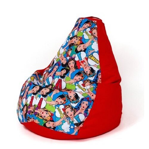 Pufa worek GO GIFT Gruszka Kobieta XXL 140 x 100 cm