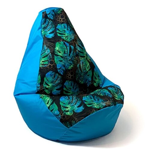 Pufa worek GO GIFT Monstera Wielokolorowy XL 130 x 90 cm