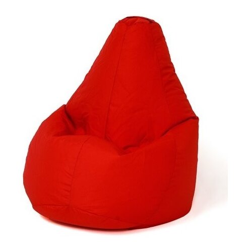 Pufa worek GO GIFT Grusza Czerwony XXL  140 x 100 cm