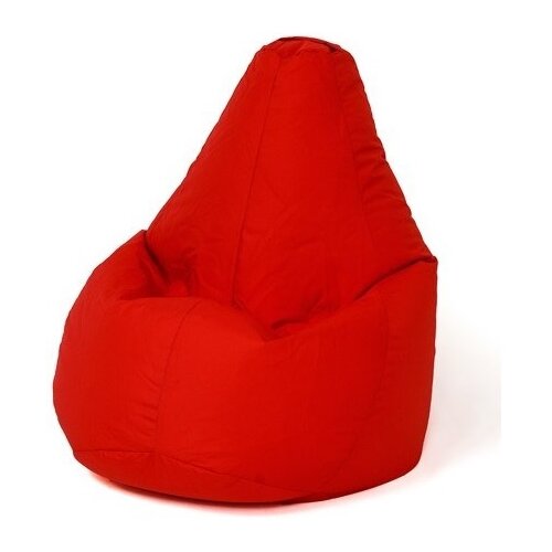 Pufa worek GO GIFT Grusza Czerwony L 105 x 80 cm