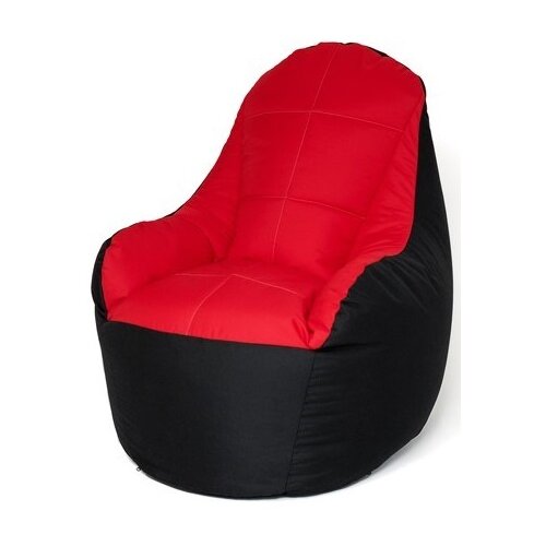 Pufa worek GO GIFT PUFGGFSAK0155 Czarno-czerwony XXL 140x90 cm