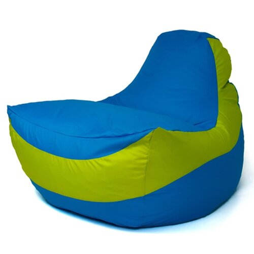 Pufa worek GO GIFT Bolid 4 Niebiesko-zielony XXL 100 x 140 cm