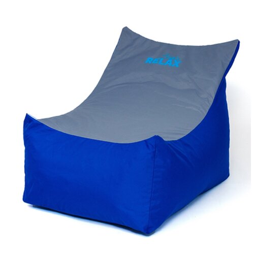 Pufa worek GO GIFT Tron XXL Niebiesko-szary 140 x 90 cm