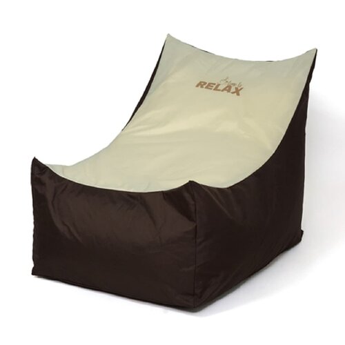 Pufa worek GO GIFT Tron XXL Brązowo-beżowy 140 x 90 cm