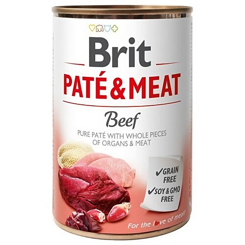 Karma dla psa BRIT Pate & Meat Wołowina 800 g