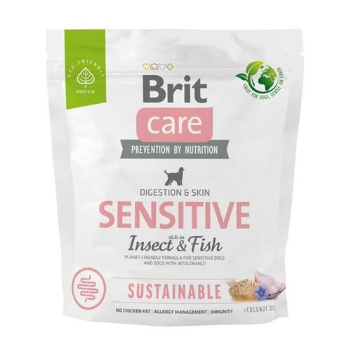 Karma dla psa BRIT Care Sustainable Sensitive Owady i ryba 1 kg