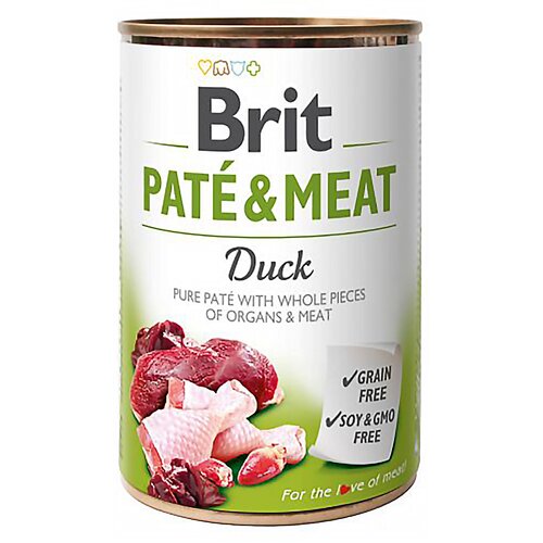 Karma dla psa BRIT Pate & Meat Kaczka 800 g