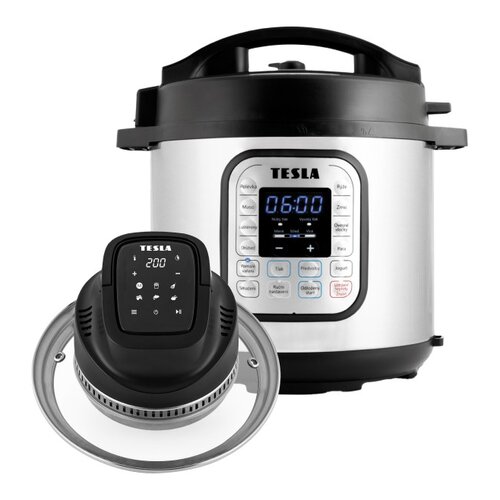 Szybkowar TESLA EliteCook K70 + Pokrywa do szybkowaru TESLA AirCook Q10
