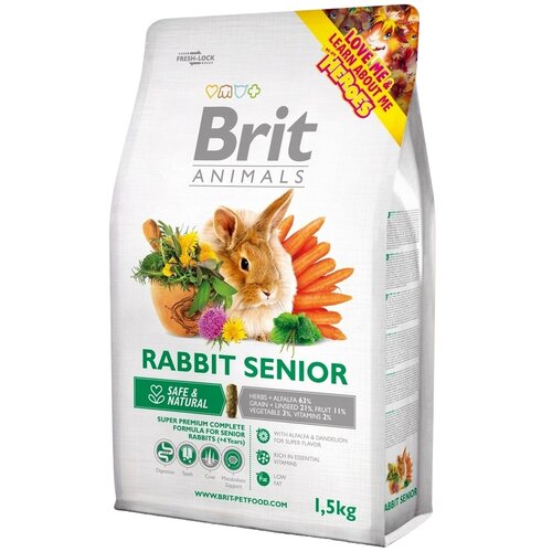 Karma dla gryzoni BRIT Rabbit Senior Complete 1.5 kg