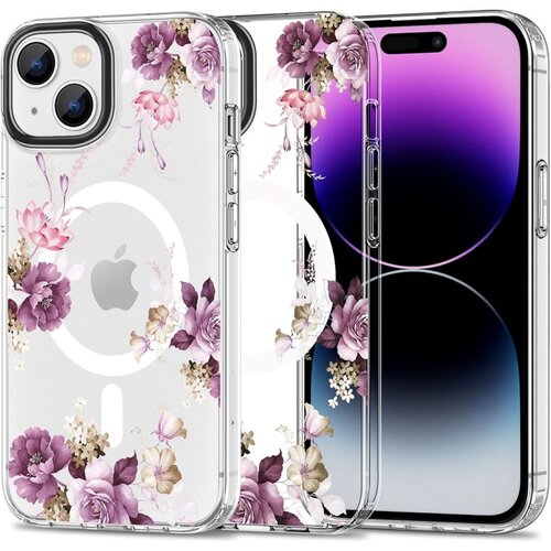 Etui TECH-PROTECT MagMood MagSafe do iPhone 15 Plus Spring Floral