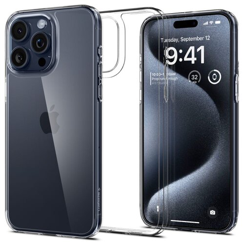 Etui SPIGEN AirSkin Hybrid do Apple iPhone 15 Pro Przezroczysty