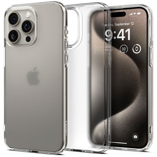 Etui SPIGEN Ultra Hybrid do Apple iPhone 15 Pro Max Przezroczysty Matowy