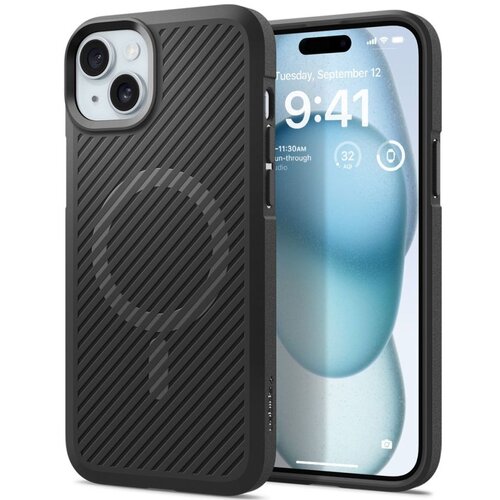 Etui SPIGEN Core Armor Mag MagSafe do Apple iPhone 15 Plus Czarny matowy