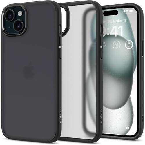 Etui SPIGEN Ultra Hybrid do Apple iPhone 15 Przezroczysto-czarny