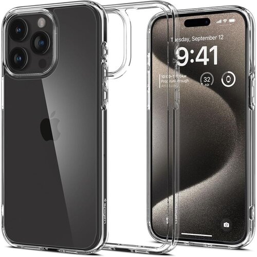 Etui SPIGEN Ultra Hybrid do Apple iPhone 15 Pro Przezroczysty