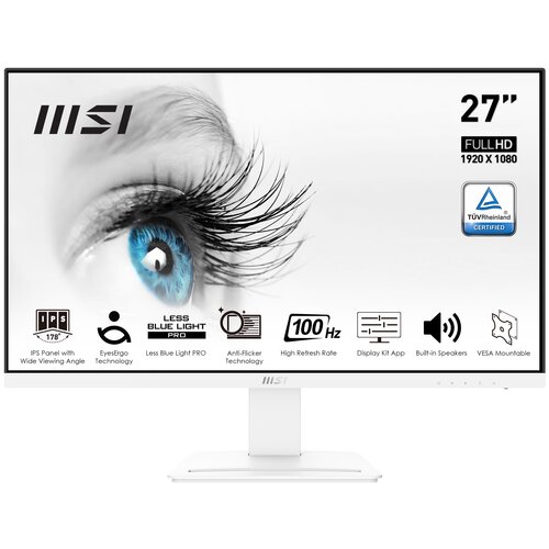 Monitor MSI Pro MP273AW 27" 1920x1080px IPS 100Hz 1 ms [MPRT]