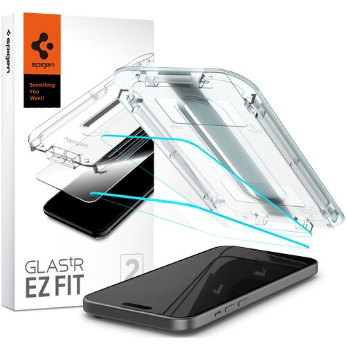 Szkło hartowane SPIGEN Glas.TR EZ Fit 2-Pack do Apple iPhone 15