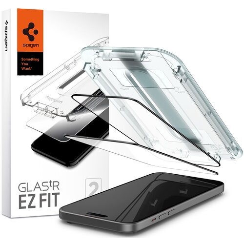 Szkło hartowane SPIGEN Glas.TR EZ Fit 2-Pack do Apple iPhone 15 Czarny