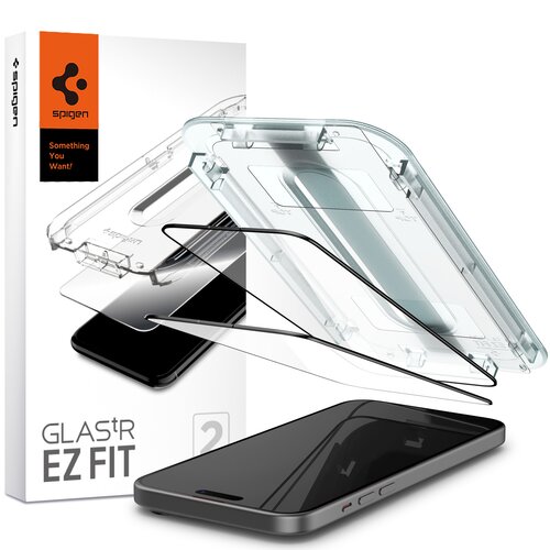 Szkło hartowane SPIGEN Glas.TR EZ Fit 2-Pack do Apple iPhone 15 Plus