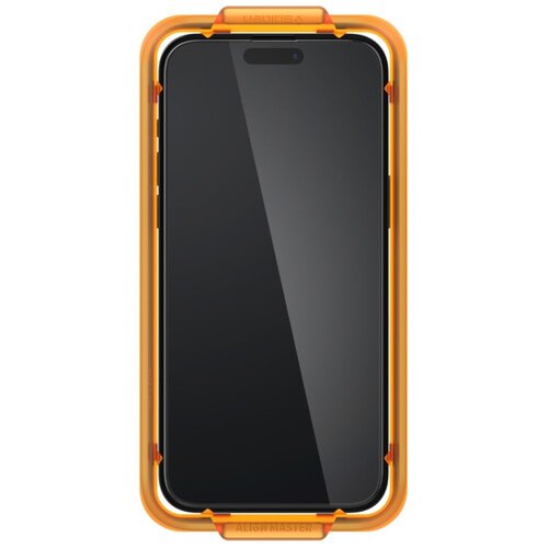 Szkło hartowane SPIGEN ALM Glass FC do Apple iPhone 15 (2 szt.) Czarny