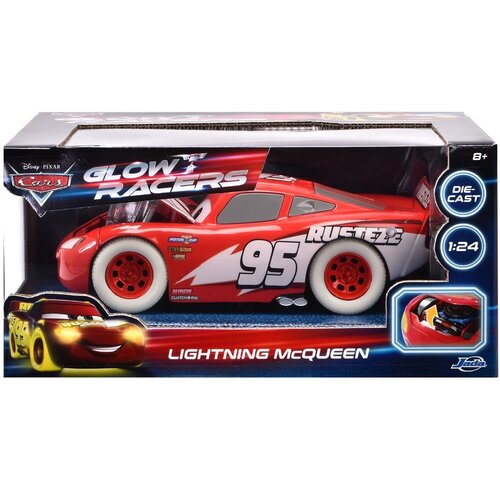 Samochód JADA TOYS Disney Pixar Cars Lightning McQueen Glow 253084003