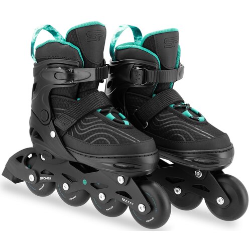 Rolki SPOKEY Matty (rozmiar 39-42) Czarno-zielony