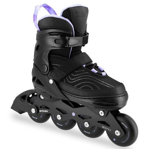 Rolki SPOKEY Matty (rozmiar 35-38) Czarno-fioletowy